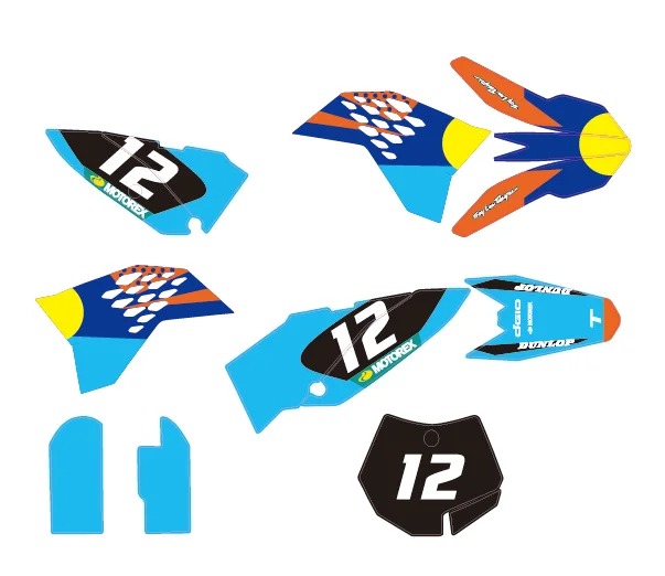 

Ruilian мотоцикл графика фоны наклейки для KTM SX 65 2009 2010 2011 2012