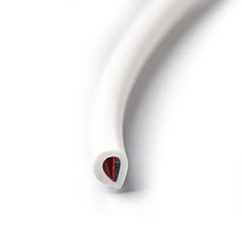 

Universal Anti-collision Strip White Edge Door Protector PVC+metal Parts