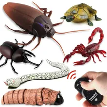 Robô inseto brincadeira brinquedos truque eletrônico animal de estimação rc simulação escorpião besouro controle remoto inteligente modelo animal criança presente adulto