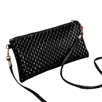 

New Fashion Women PU Leather Handbag Crossbody Shoulder Messenger Bag For Party Banquet Cocktail (22cm (W) x12cm (H) x1.5cm (W),