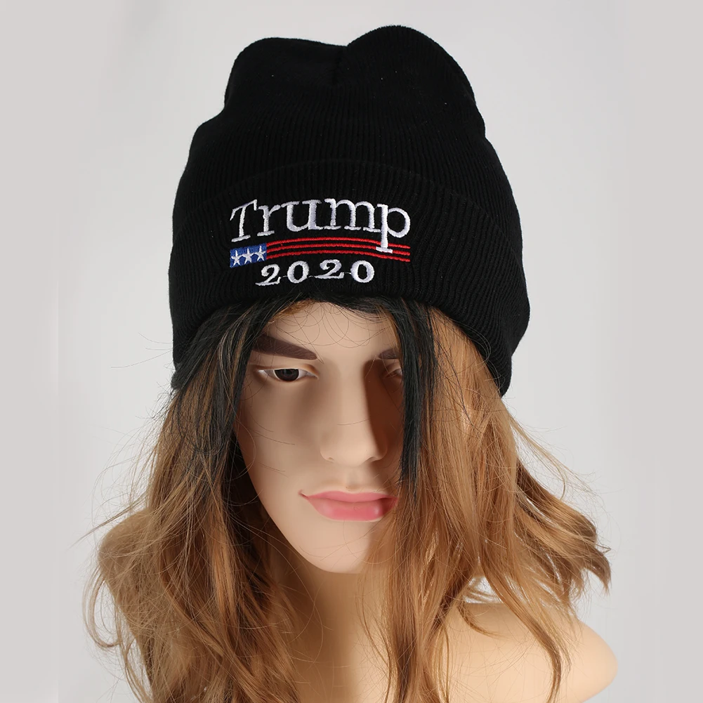 Skuilles Trump акриловая вязаная Лыжная шапка для мужчин и женщин, хип-хоп вязаная зимняя шапка с черепом, брендовая Балаклава