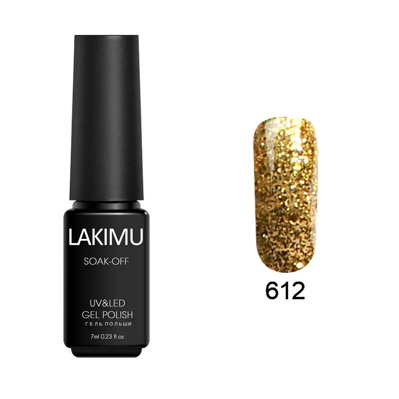 612 Lakimu 3D Алмазный Блеск Bluesky Гель-лак для ногтей долговечный супер звезда замочить от УФ светодиодный Гель-лак для ногтей Перманентный акриловый набор для ногтей - Цвет: 612