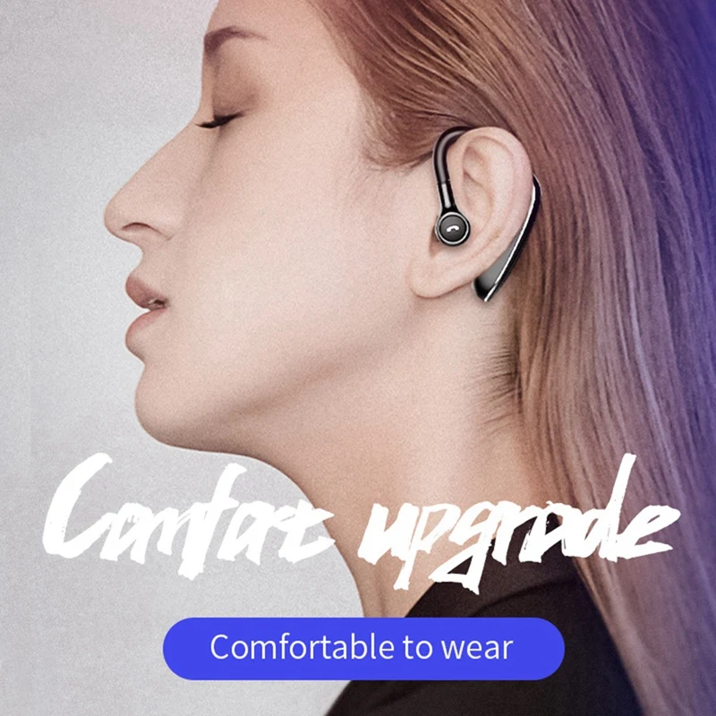 5,0 беспроводные Bluetooth наушники-вкладыши, ушные крючки, наушники на 180 °, свободно вращающиеся наушники, гарнитура для быстрой зарядки для смартфонов
