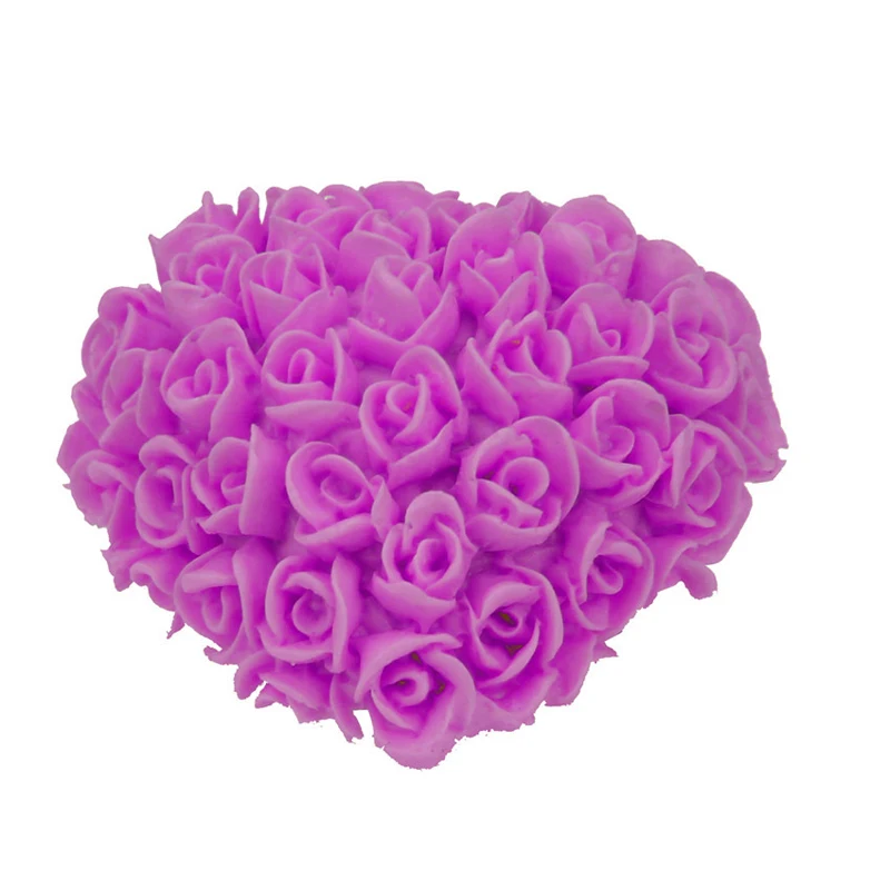 Silicone Soap Molds Lovely Heart Silicone Soap Mold Flower Rose Diy Form Foadant Soap Making 3d Handmade Decorating Cake Mould Tools
