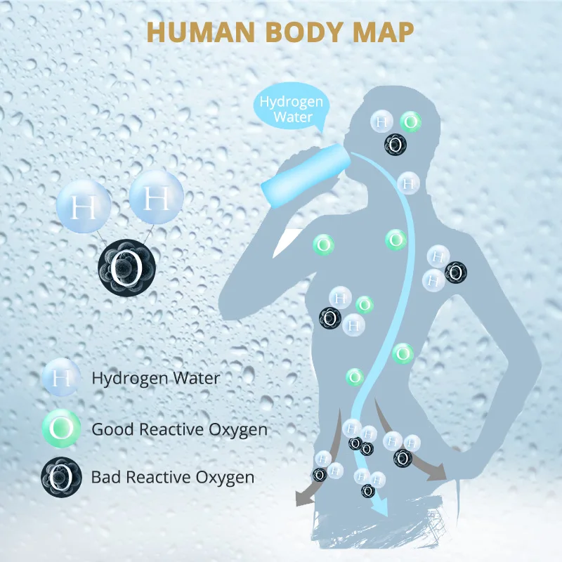 Preise Wasserstoff Wasser Generator Maker Tragbare Wasserstoff Reiche Wasser Flasche Alkalische lonizer Wiederaufladbare Wasser Flasche 380ML Anti  aging
