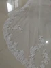 Elegant Wedding Accessories Appliques Tulle Long Cathedral Wedding Veils Lace Edge 1T Bridal Veils 3 Meters Veu De Noiva Longo ► Photo 3/5