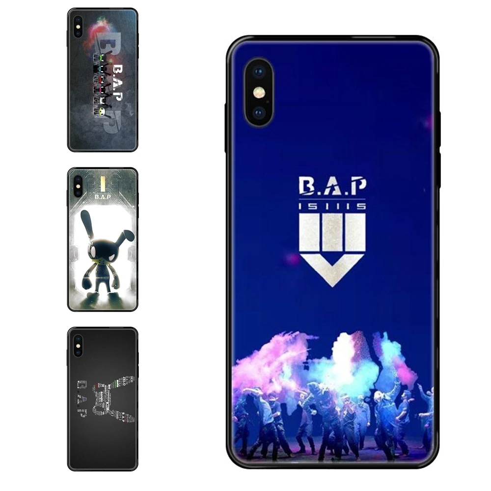 Модный черный мягкий ТПУ чехол для телефона Redmi Note 4 5 5A 6 7 8 8T 9 9S Pro Max B.a.p Kpop Enjoy |
