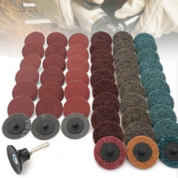 

51pcs 2'' Sanding Disc Pads Waterproof Sandpaper Polishing Woodworking Waterproof Oil Proof Abrasive Tools Parts