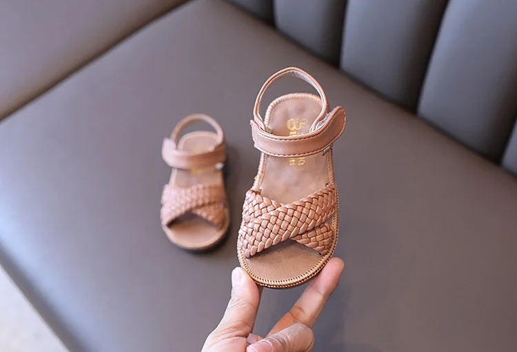Sandálias de verão para meninas, sapatos de