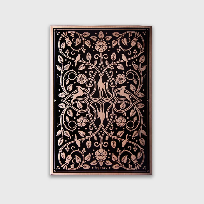 

Original BYEARS Bukhara Metal Tide Notebook B5 / Creative Drawing Blank Notebook Gift Limited Production 1PCS