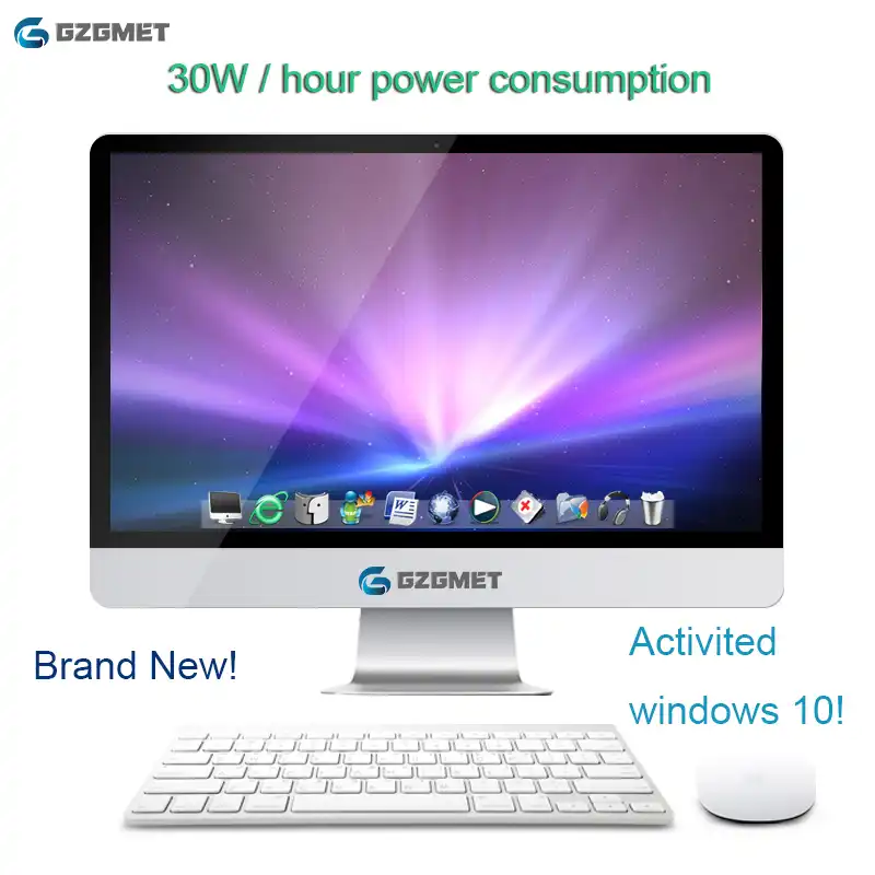 21 5 Inch Intel Windows 10 Computer All In One Pc I7 I3 Core Wifi Desktop Pc Office Desktop With Keyboard Mouse Desktops Aliexpress