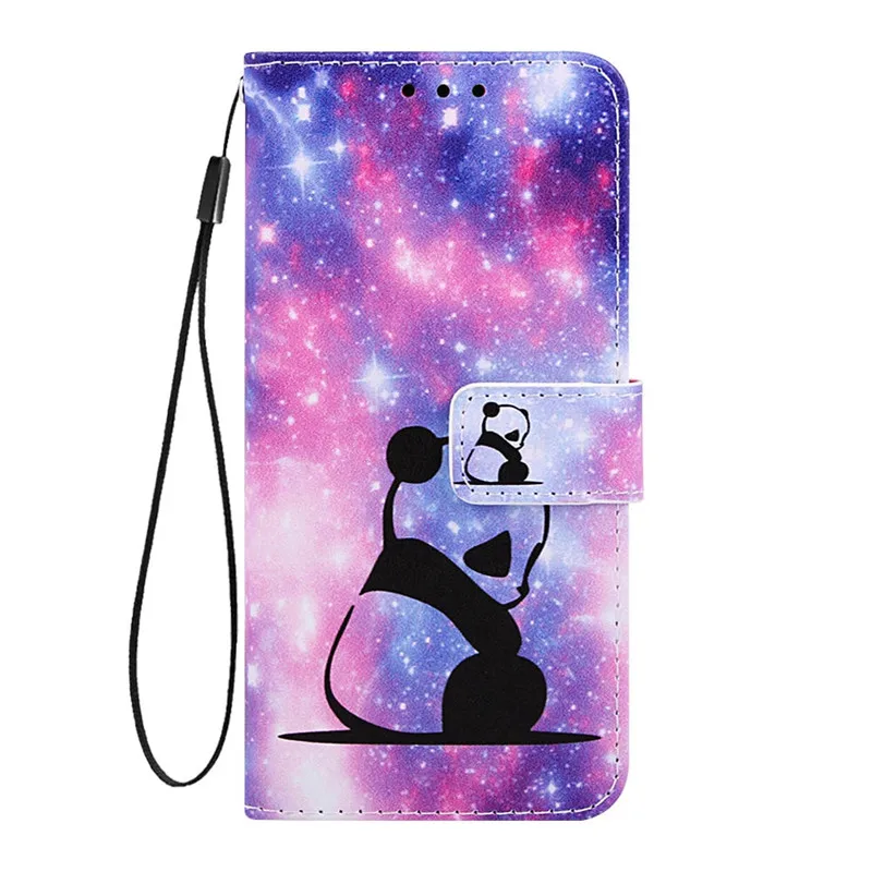 sFor Samsung Galaxy A30s Case on for Coque Samsung A30s A 30S SM-A307F Cover Animal Luxury Magnetic Flip Leather Phone Case Etui - Color: C