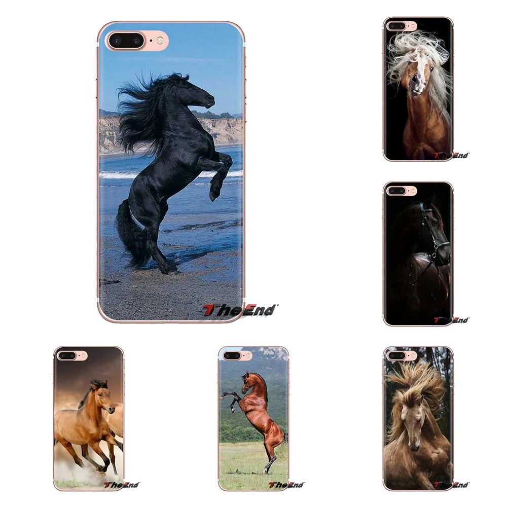 black Horse For Huawei Honor 5A LYO-L21 Y6 II Compact Y5 2 Y5II Mate 10 Lite Nova 2i 9i Transparent Soft Cases Covers |