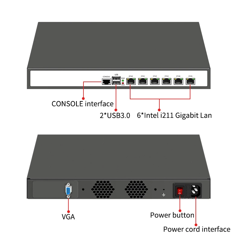 1U Pfsense Soft Routing Mini PC with 6 LAN, Fanless 3855U CPU, 13 Inches Internal Battery – Powerful Processor for VPN, Firewall, and Industrial Router. Description Image.This Product Can Be Found With The Tag Names Barebone Mini PC, Computer Office, Cpu