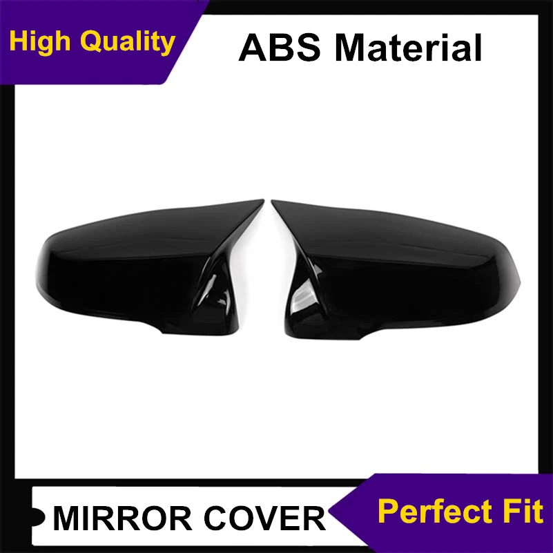A Pair Side Mirror Housing Cover Fits for BMW F52 F39 F48 F49 ABS Material Glossy Black/White Rearview Cap Trim | Автомобили и