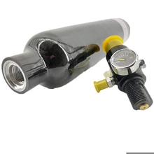 AC30561 0.5L 4500PSI PCP/Paintball Tank for Tactical/Hunting/PCP Airgun/Condor Compressed Air High Pressure Cylinder & Regulator