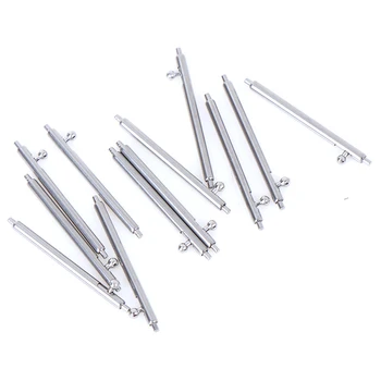 

10Pcs Quick Release Spring Bars Stainless Steel Watch Band Strap Pin Bar Easy Installation 12~24mm