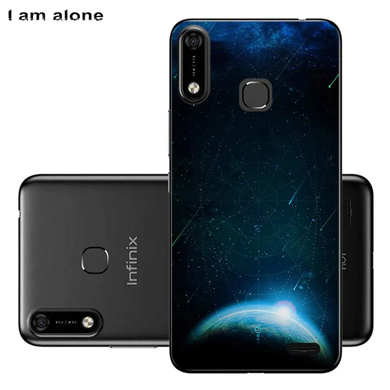 Сумка для телефона I am alone для Infinix Hot 7X624 6,2 дюймов Мягкий ТПУ модные чехлы для мобильных телефонов Infinix Hot 7X624 - Цвет: TPU H4