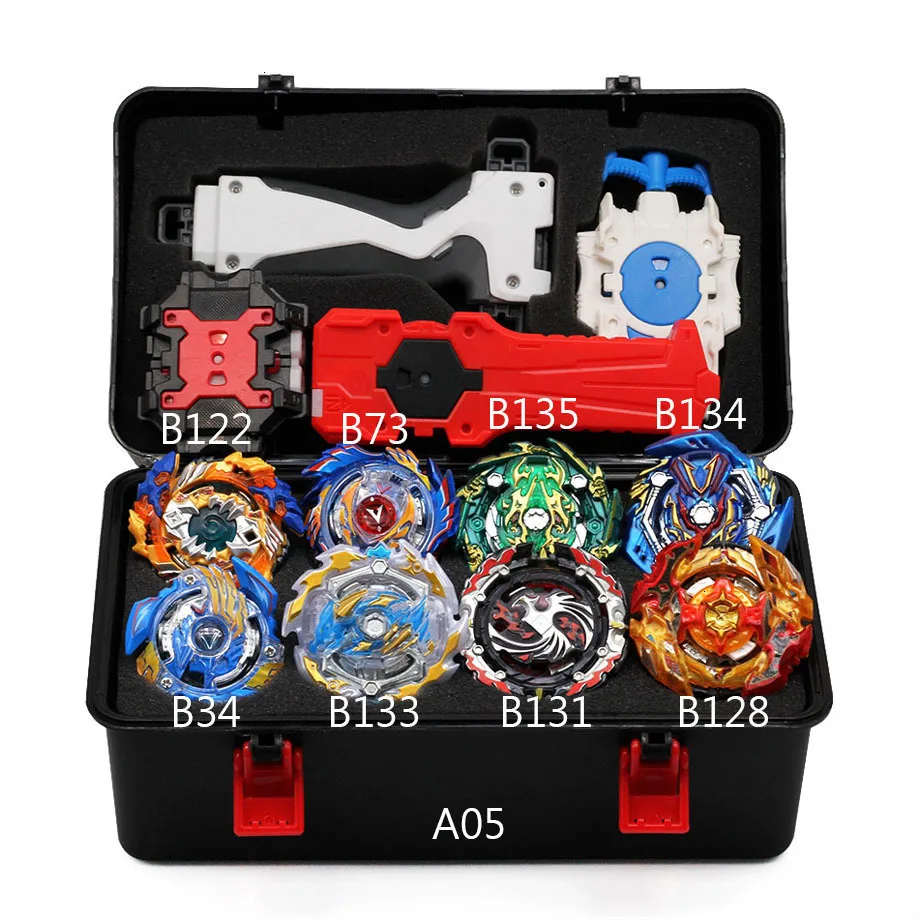 Beyblade Burst Toy B150 B149 B148 Metal Funsion Bayblade Set Storage Box With Handle Launcher Plastic Box Toys For Children gift