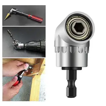

2pcs Hexagon 105 Degree Extended Angle Screwdriver 1/4 Accessories Extension Tool Power Set Connector Rod Drill P1N3