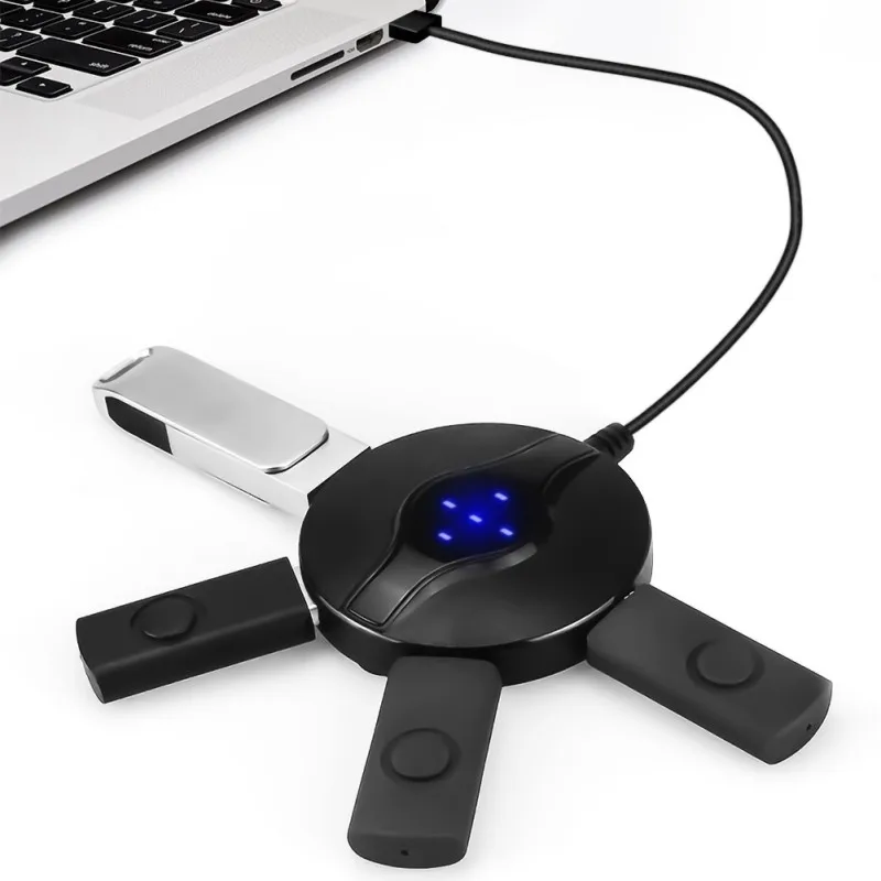 4 порта USB 3,0 концентратор Высокоскоростной USB 2,0 концентратор Мульти usb разветвитель расширение мини-концентратор для ПК ноутбук концентратор адаптер usb-хаб мини