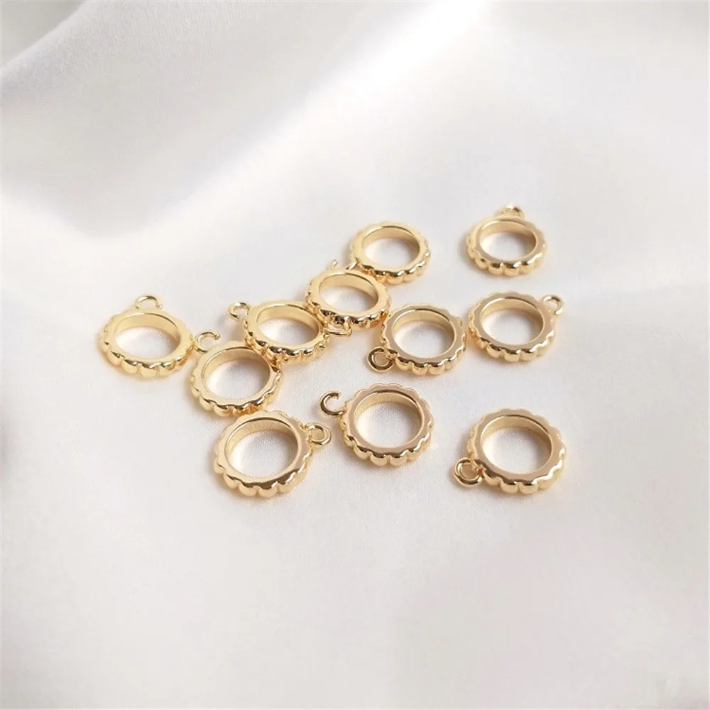 14K Gold Plated Lace closing ring with opening ring pendant ring pendant ring hanger buckle handmade DIY accessories airtac type small pneumatic 180 ° opening and closing finger cylinder mechanical gripper hfr10 hfr16 hfr20 hfr25 hfr32 hfr10n