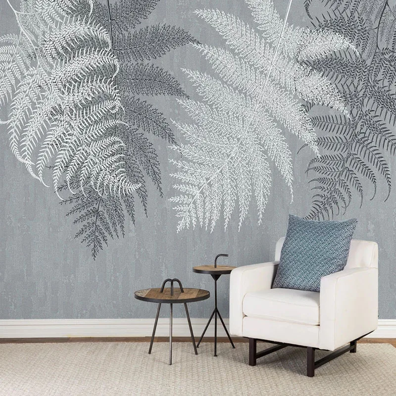 Modern Tropical Plant Leaves Wallpaper 3D Art Mural Living Room TV Sofa Bedroom Wall Painting Self-Adhesive Waterproof Stickers plants for the people a modern guide to plant medicine