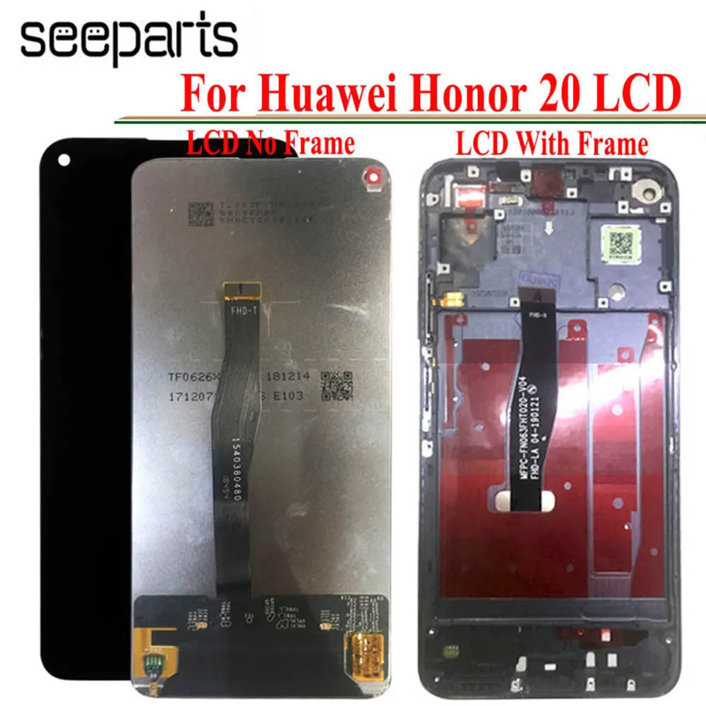 Original For Huawei Honor 20 LCD Display Screen Touch Panel Digitizer Replacement For Huawei Honor20 Honor 20 Display Screen Original For Huawei Honor 20 LCD Display Screen Touch Panel Digitizer Replacement For Huawei Honor20 Honor 20 Display Screen
