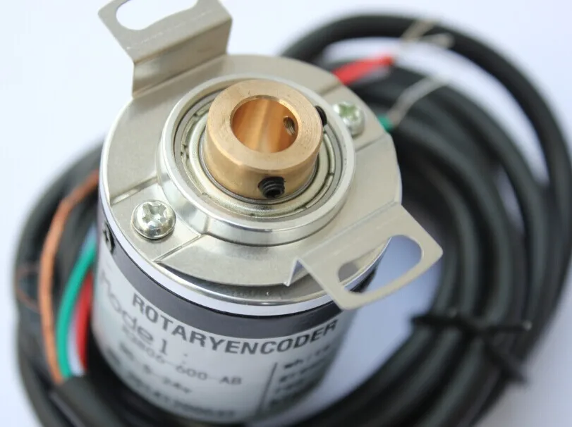 

New Original Rotary Encoder 1000 Pulse AB Phase NPN PNPIndustrial Hollow Shaft Encoder 100 200 360 400 620 700 Pulse
