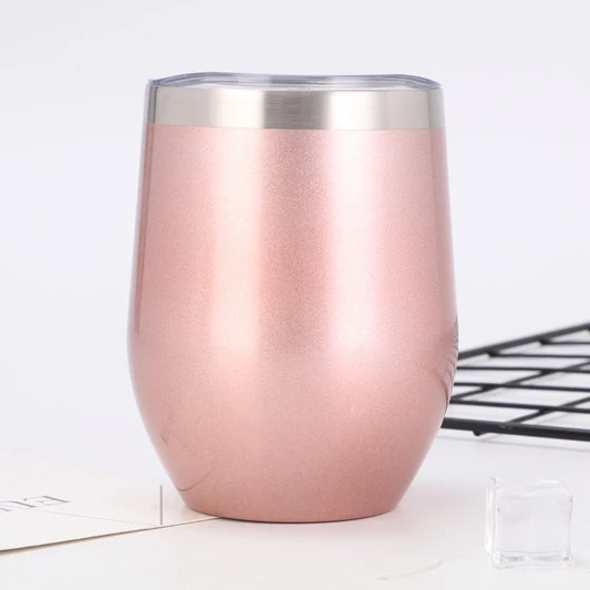 Rose Gold 12 унций Персонализированная Выгравированная винная Крышка для стакана-шейкера Lowball коктейль изолированный стакан чашка для напитков Groomsman подарочные Свадебные сувениры Декор - Цвет: Rose Gold