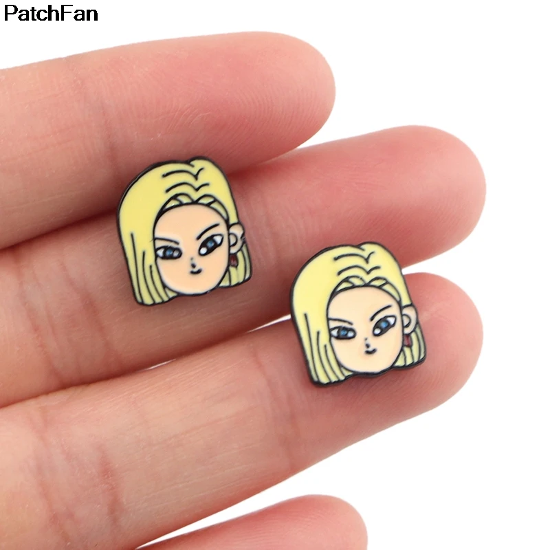 A2641 Patchfan Наруто Аниме Мультфильм Украшение Серьги Сплав Аксессуары для девочек вечерние украшения подарки