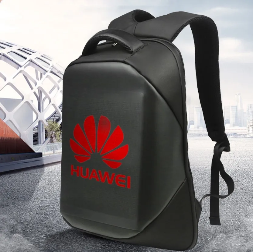 Последний Wi-Fi(IOS и Android APP) Инновационные рюкзак с светодиодный Экран дисплея рюкзак Водонепроницаемый для прогулок на открытом воздухе рекламы