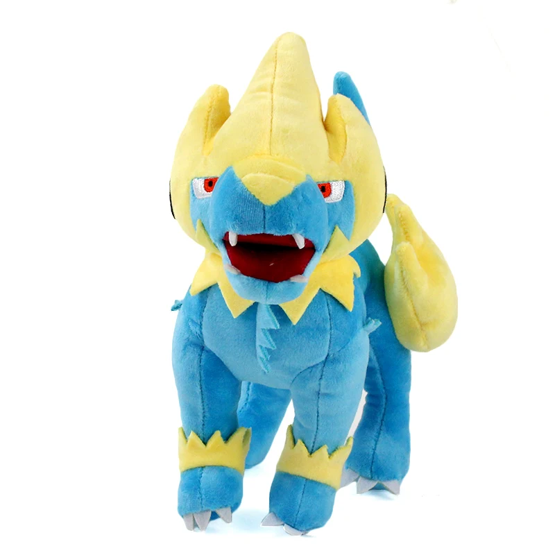 28 см мультфильм аниме Manectric плюшевые игрушки мягкие животные Коллекция Кукла рождественские подарки для детей