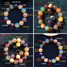 Бирманский янтарь браслет, Duobao, Женский медовый воск, кровь, хамелеон, фиолетовый, чистая природа, без трещин