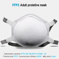LAIANZHI FFP3 CE Cup type mask protective masks disposable pm2.5 masks harmful 99% hygiene Headwear original package mouth masks 2