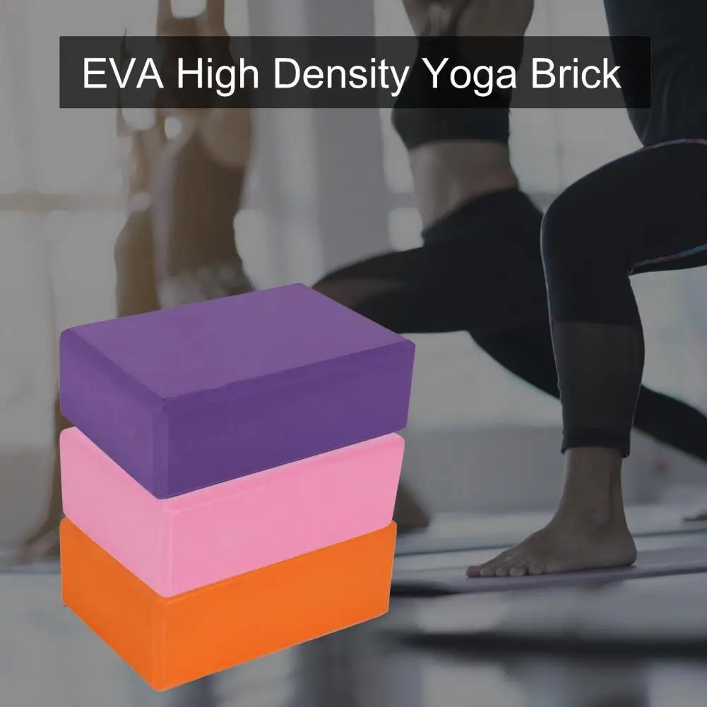 High Density EVA Yoga Block Foam Fitness Brick Sports Tool Workout Stretching 