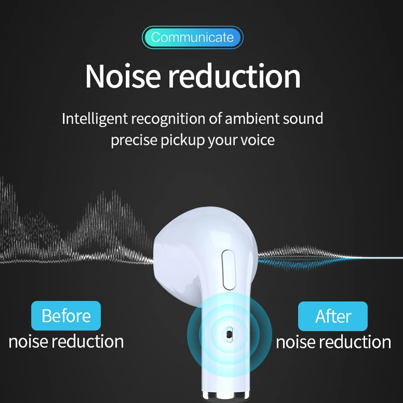 New Mini i9s Tws Bluetooth Earphones Wireless Headphones With Mic Gaming Earbuds Super bass Sport Headphone pk i12 i7s i9000 pro