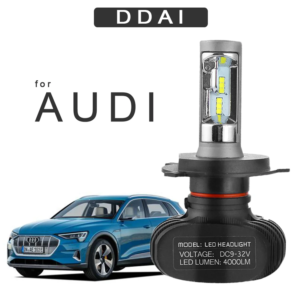 DDAI лампа CSP H4 Led H7 для автомобиля AUDI a3 8p 8l a4 b8 a5 лампы фар Светодиодные
