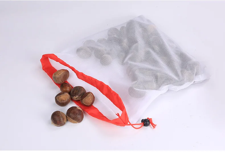 1 шт многоразовые сетчатые сумки для производства моющиеся Экологичные сумки для продуктовых покупок для хранения фруктов и овощей рюкзак сумки для покупок