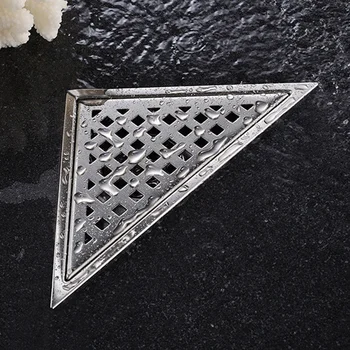 

Triple-cornered Wall Corner 304 Stainless Steel Floor Shower Drain Waste Grates Floor Drain Stainless Steel Anti-Odor