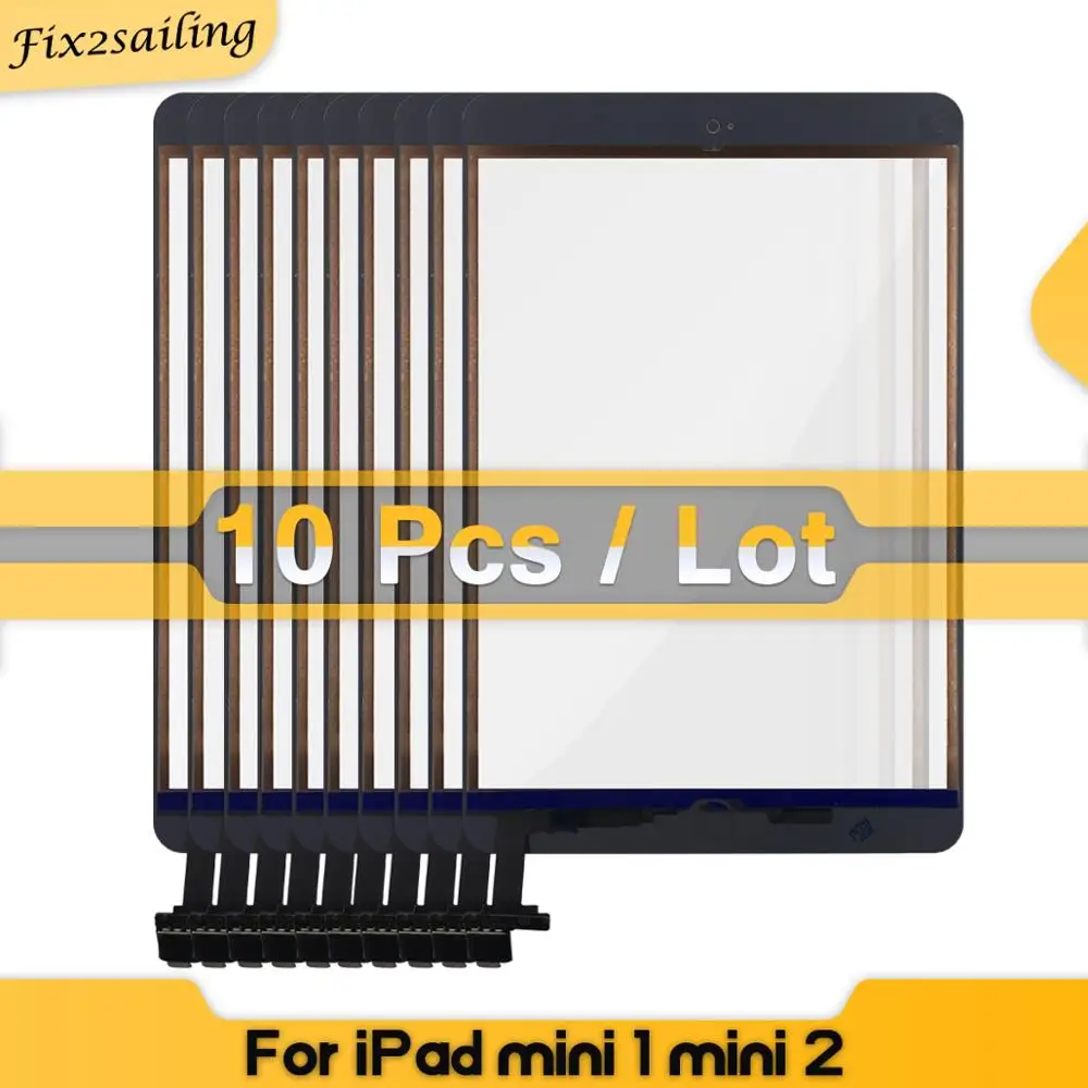 10 шт./лот сенсорный экран для iPad Mini 1 2 A1432 A1454 A1455 A1489 A1490 A1491 протестированным