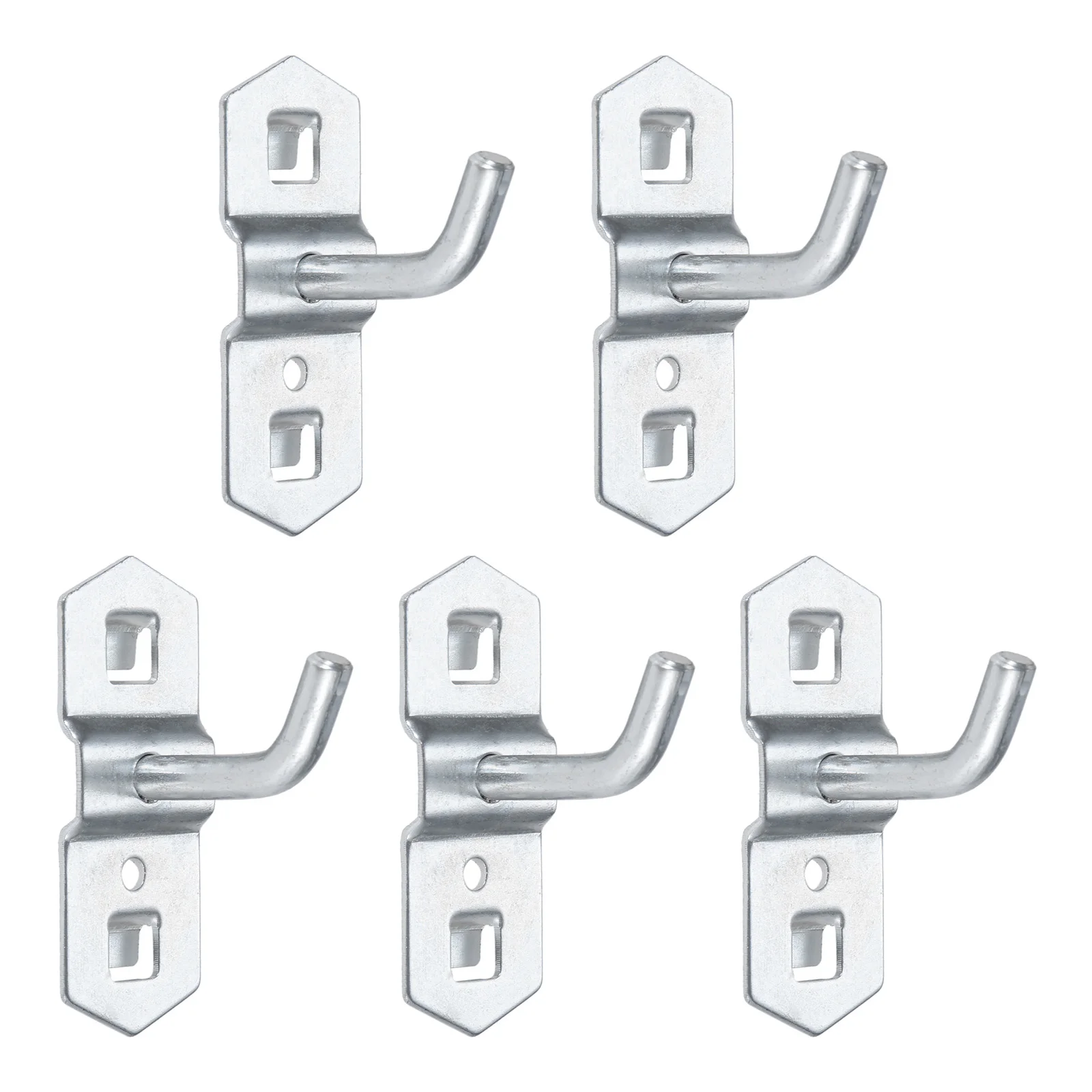 Metal Hook 5PCS Tool Hanging Hook Metal Display Rack Metal Shop Good Shelf Hooks Thickening Hole Plate 25/50/75/100/150/200MM metal hook multi purpose hooks wall organizer hook wall mount hooks