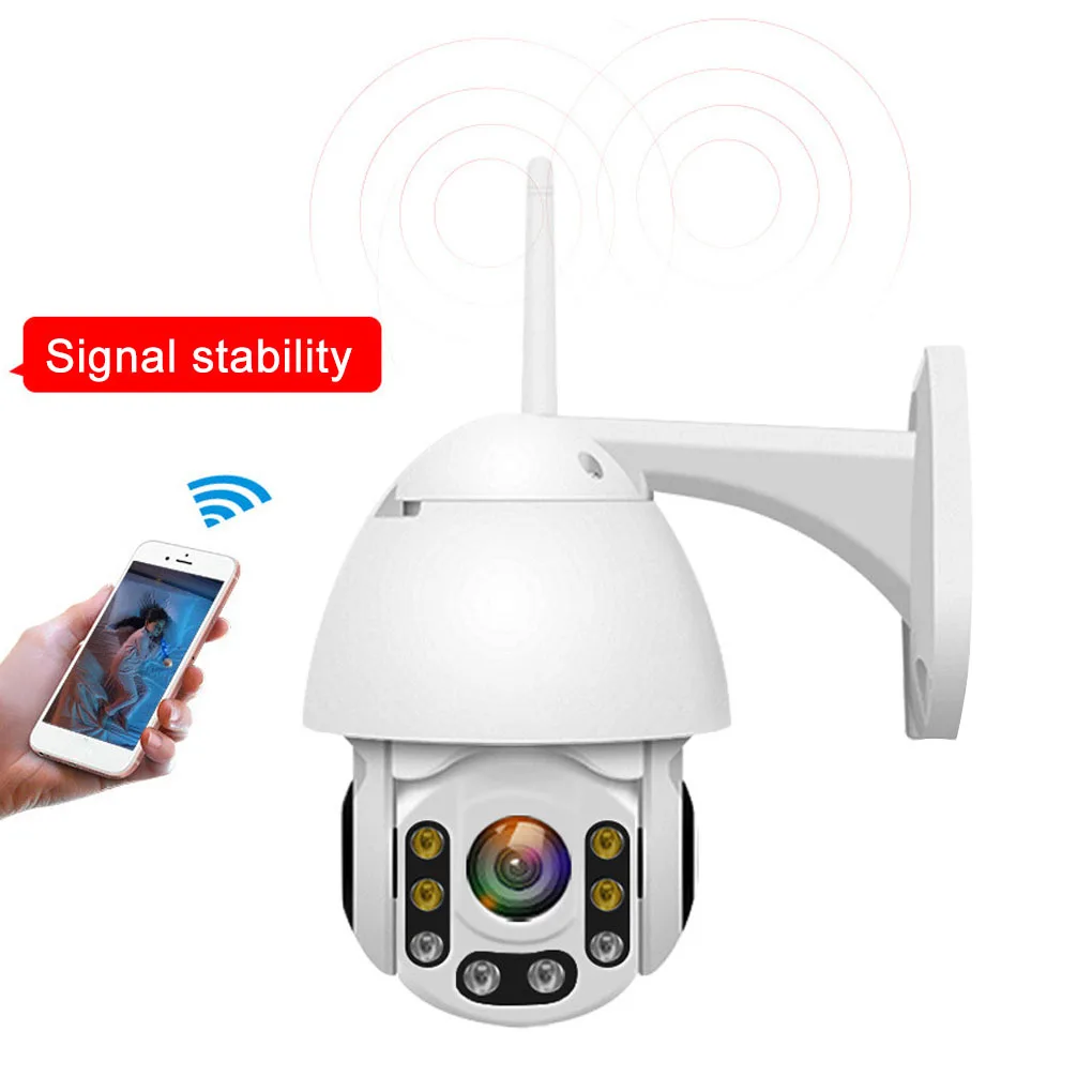 360 градусов вращения беспроводной WiFi камера Открытый IP66 водонепроницаемый ночного видения 1080P домашней безопасности 2MP Cam AU/UK plug