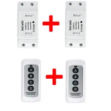 Rf 수신기 무선 조명 스위치 원격 433mhz 제어 433 컨트롤러 스마트 스위치 220 v diy 모듈 릴레이 수신기(China)