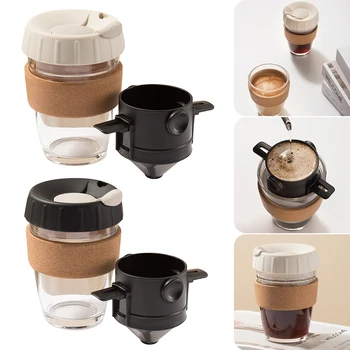 

Portable Reusable Hand Drip Coffee Filter Cup for Home Office Travelling Business Espresso Caffe Americano Coffee Maker Dripper