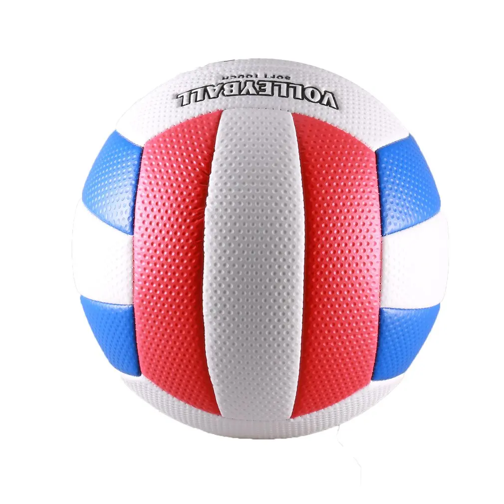 REIZ Soft Touch Volleyball Ball Training Competition Ball PU Leather Standard Size 5 Outdoor Indoor Volleyball For Students