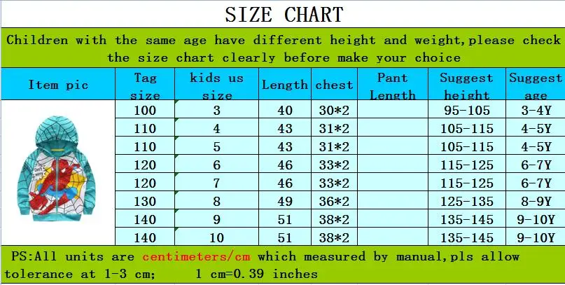Autumn Baby Boy Girl Clothes Top Warm Cotton spiderman Hoodies superhero Sweatshirt Sport Pullover Children Clothing