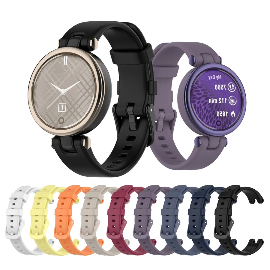 For Garmin Lily Smart Watch Band Soft Silicone Sport Replacement Band