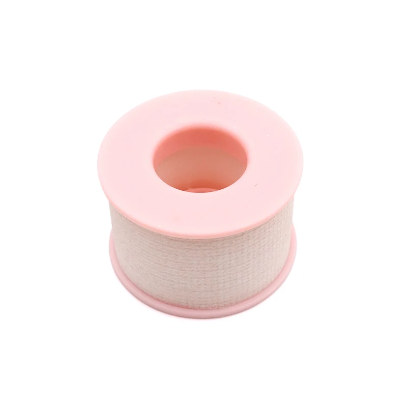 Ruban de gel de silicone non tissé, micropores respirants, zéro sensible, patch rose pour les yeux, outils d'extension de cils, 1 PC