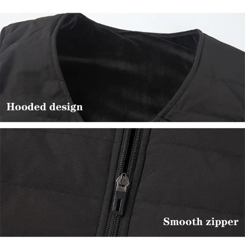 Для мужчин и женщин Открытый USB инфракрасный тепловой жилет куртка без рукавов тепловой жилет